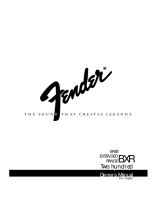 Fender BXR-200 - Owners Manual 